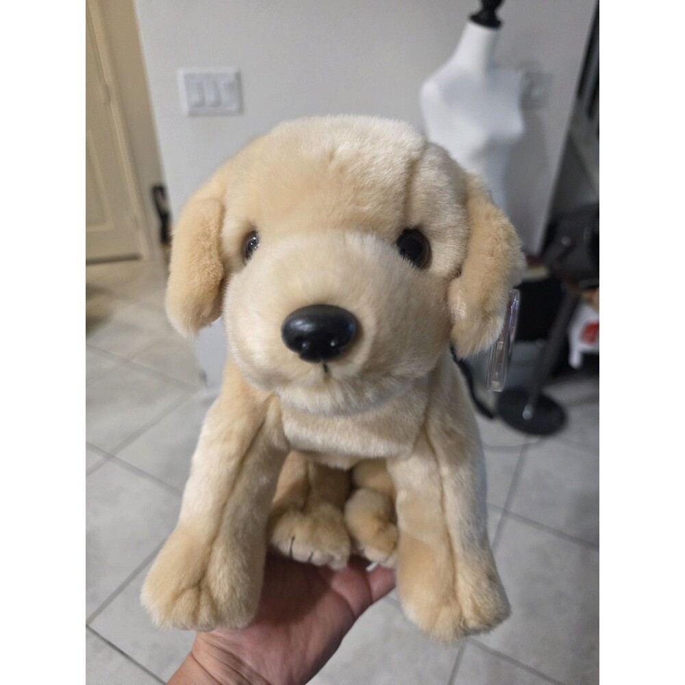 Ty Beanie Buddy Fetch the Golden 12" Retriever Yellow Lab Dog Plush 1999 Floppy